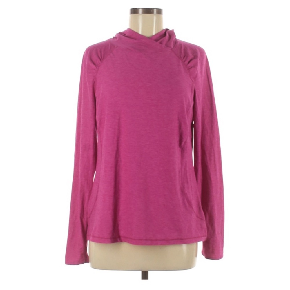 Danskin now long sleeve size medium pink workout shirt